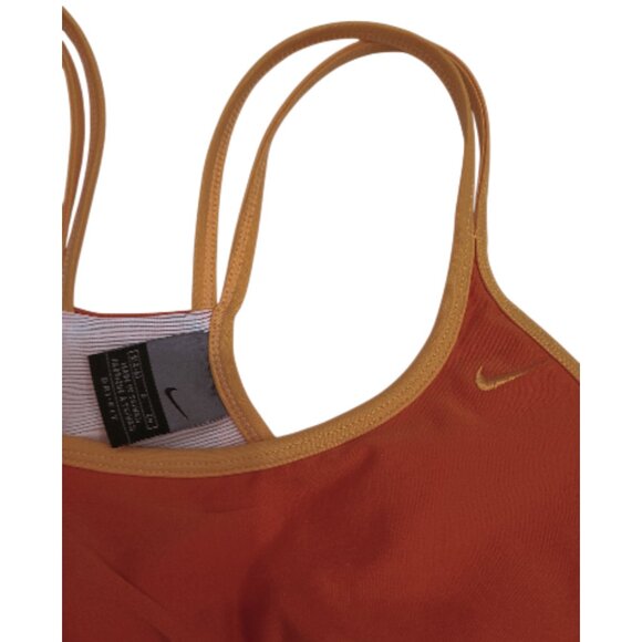 Nike Orange &Yellow Cropped Tank Top - Picture 4 of 8